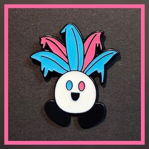 Pokemon Oddish RWB 1" Enamel Pin